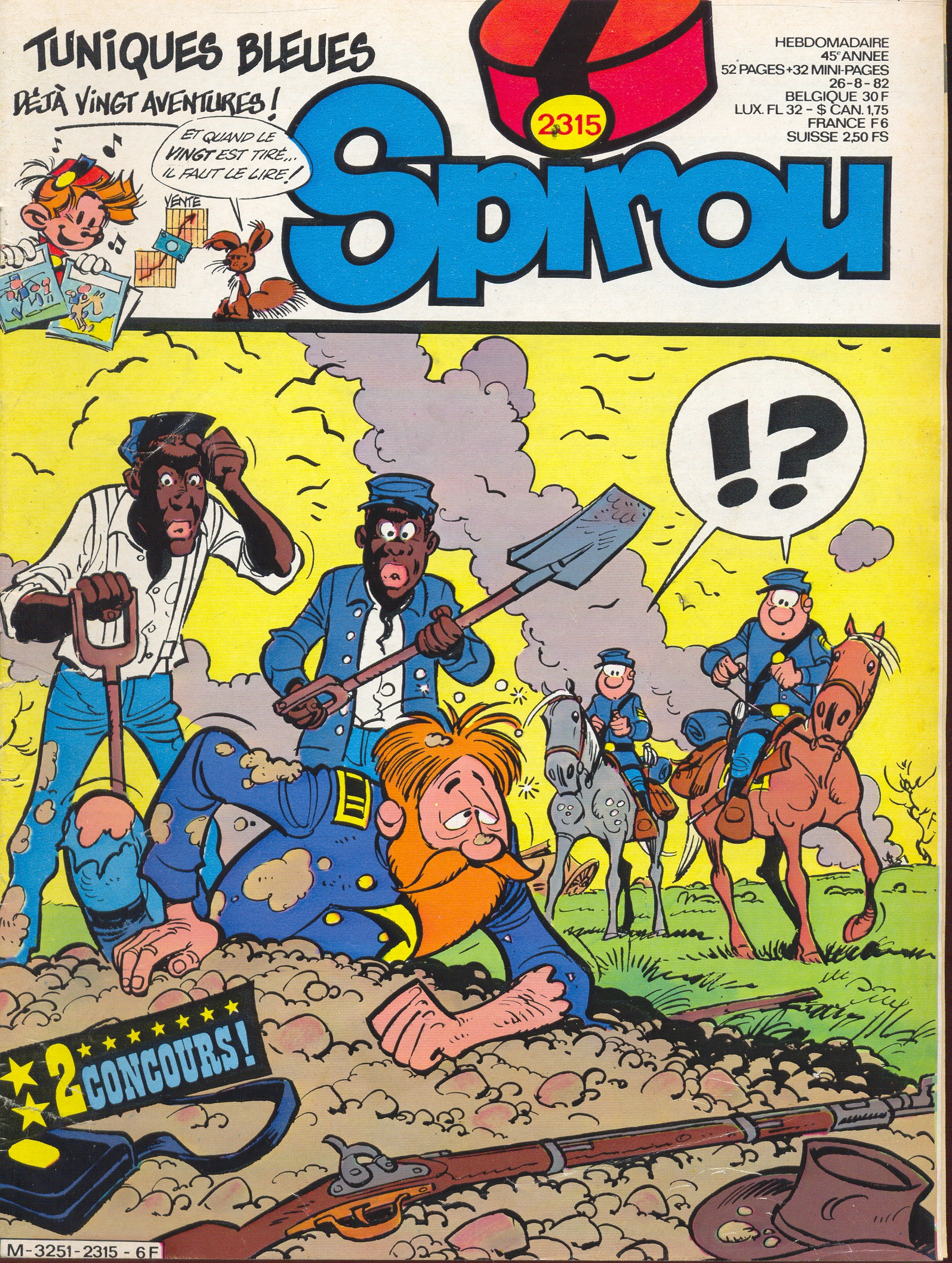Clin d'oeil de Darasse et Bosse dans Spirou 2315