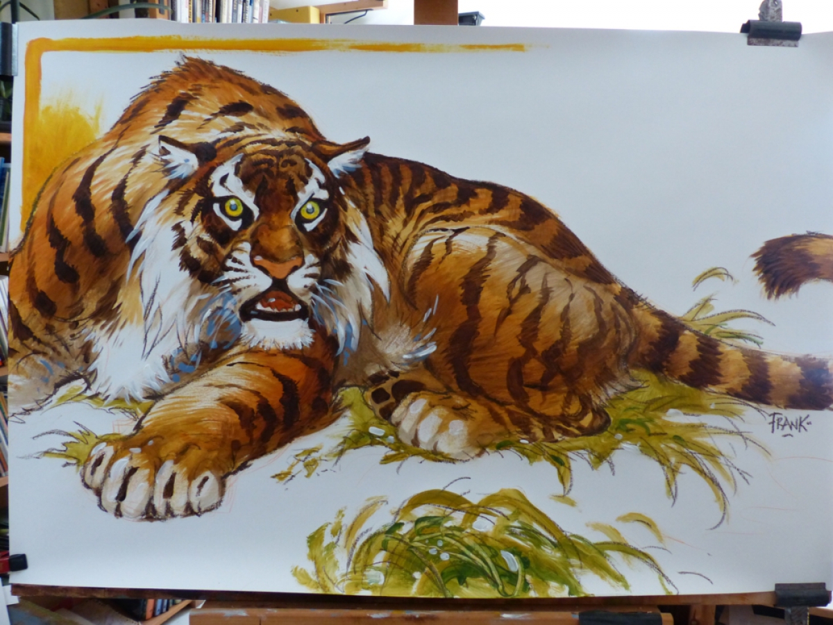 2016-08-27 : dessin d'un tigre inédit