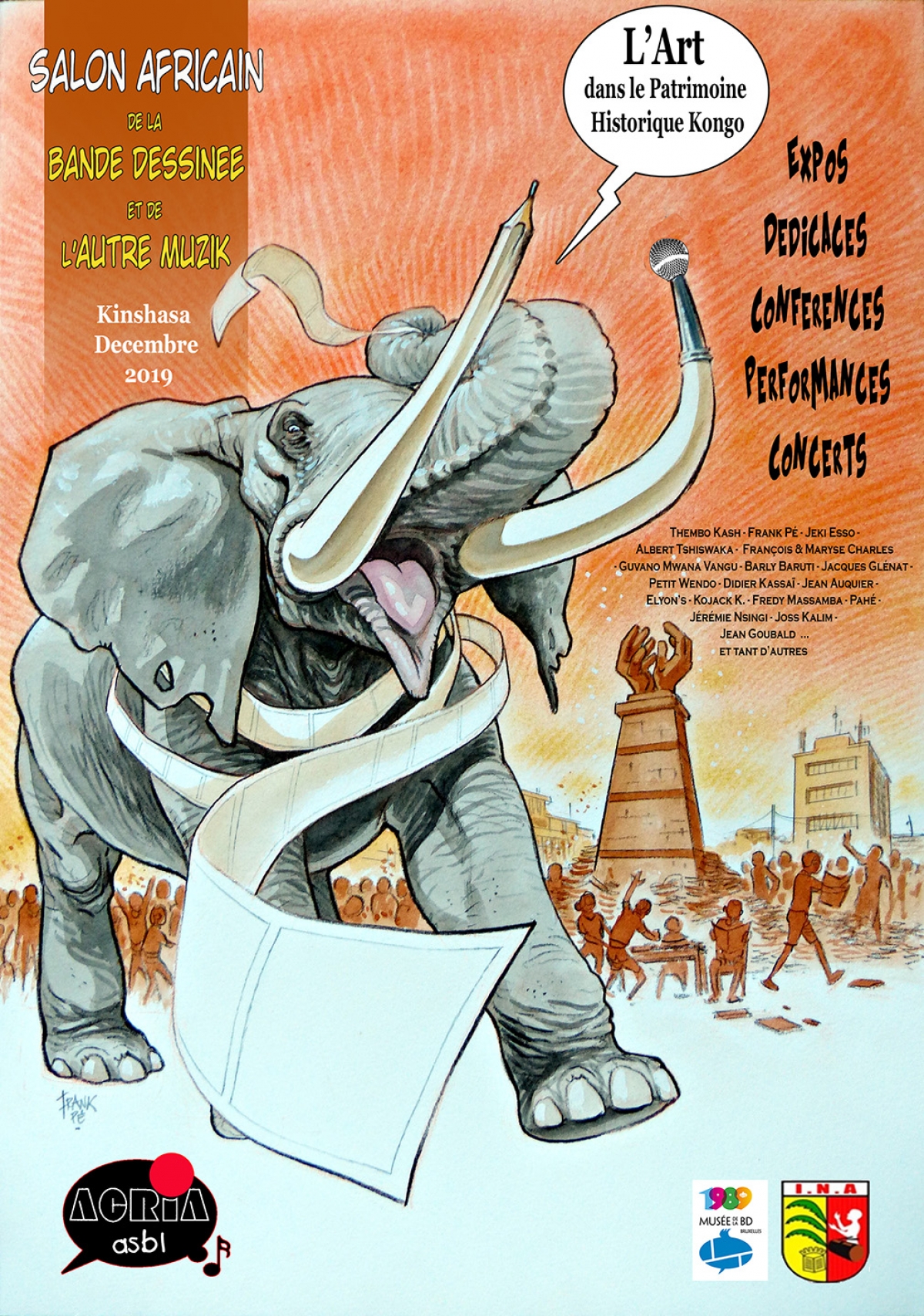 Création d'une affiche pour un festival à Kinshasa