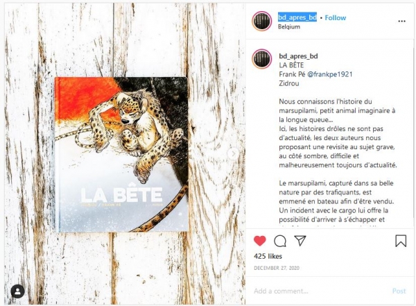 2020-12-27 : bd apres bd : Instagram post