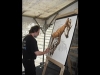 2010-05 - Namur - R&eacute;alisation de dessins d'animaux grand format vendus sur place